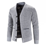 Hugh | Textured V-Neck Cardigan