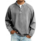Kingsley | Stand-Collar Henley Top