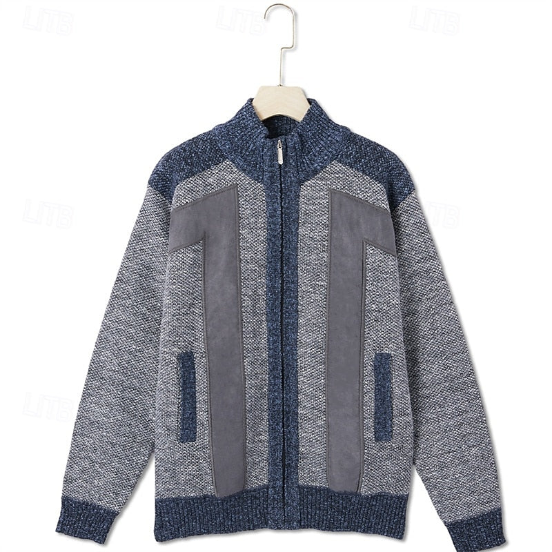 Bryson | Textured Zip Cardigan