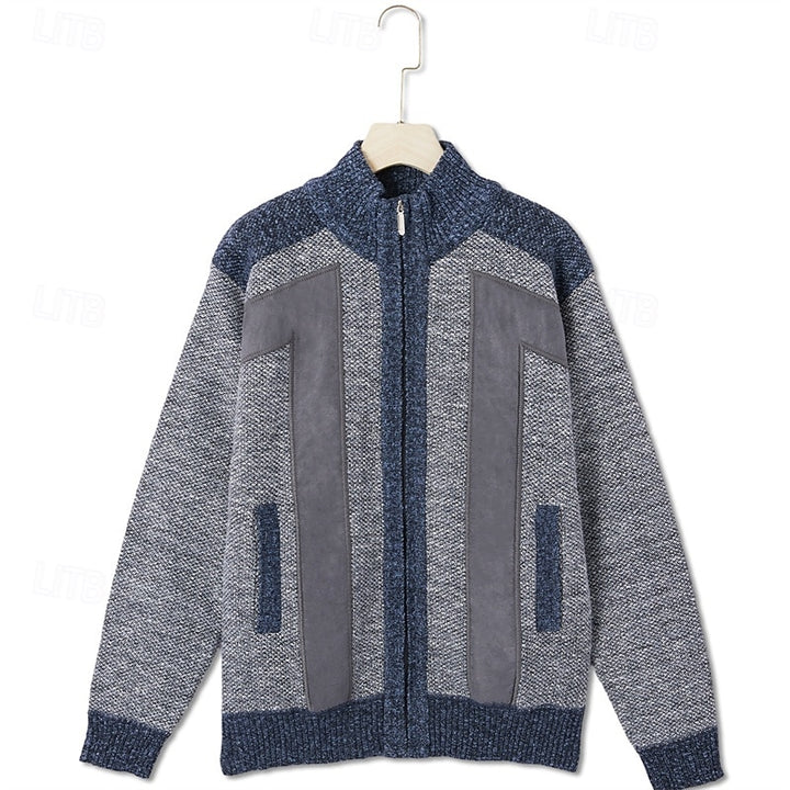 Bryson | Textured Zip Cardigan