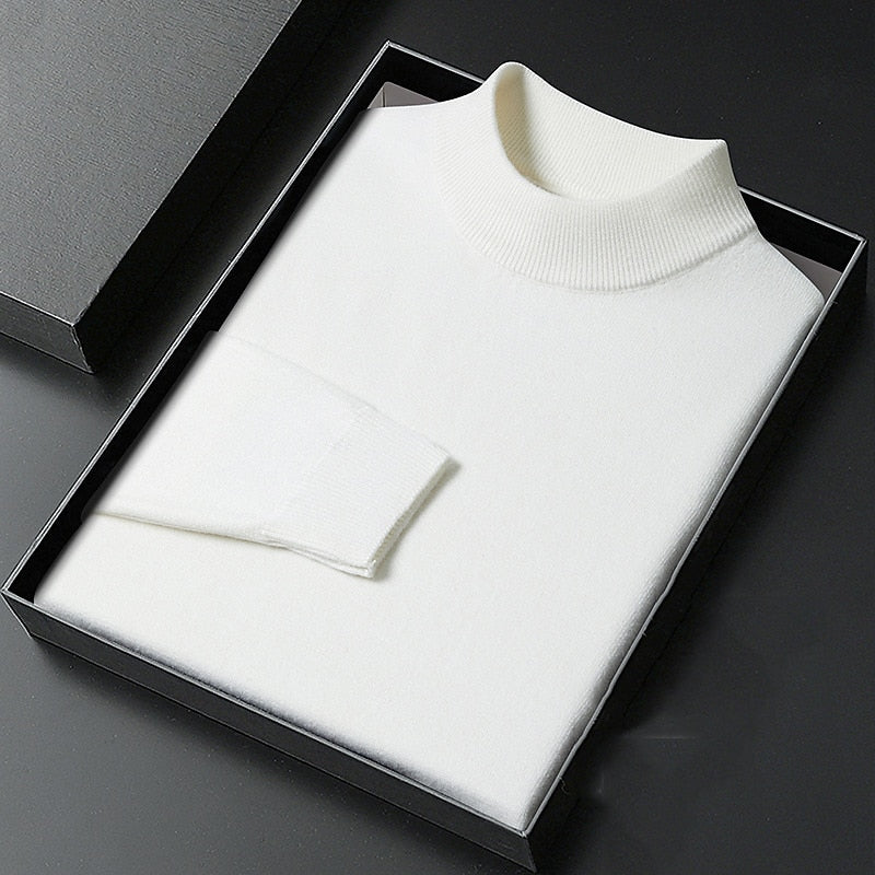 Maxwell | Refined Mock-Neck Sweater