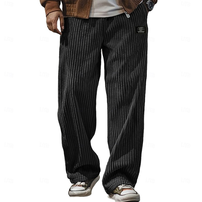 Fraser | Relaxed Ribbed Trousers