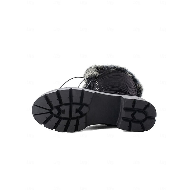 Brenna | Cosy Fur-Trimmed Knee-High Boots
