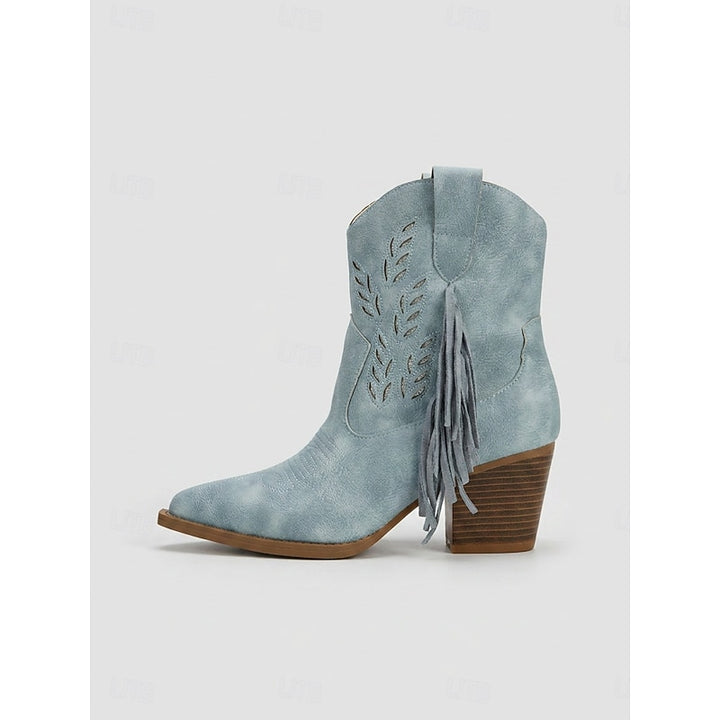 Sloane | Western Tassel Ankle Boots