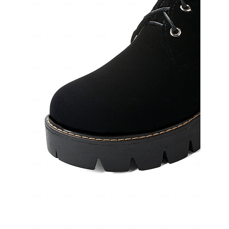 Brenna | Cosy Fur-Trimmed Knee-High Boots