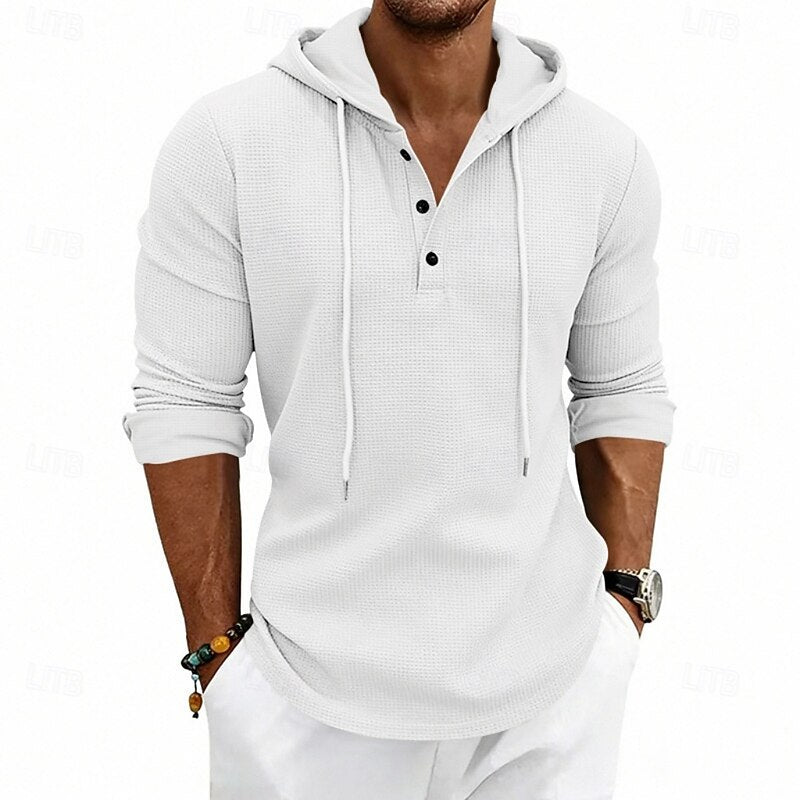 Malcolm | Relaxed Drawstring Hooded Top