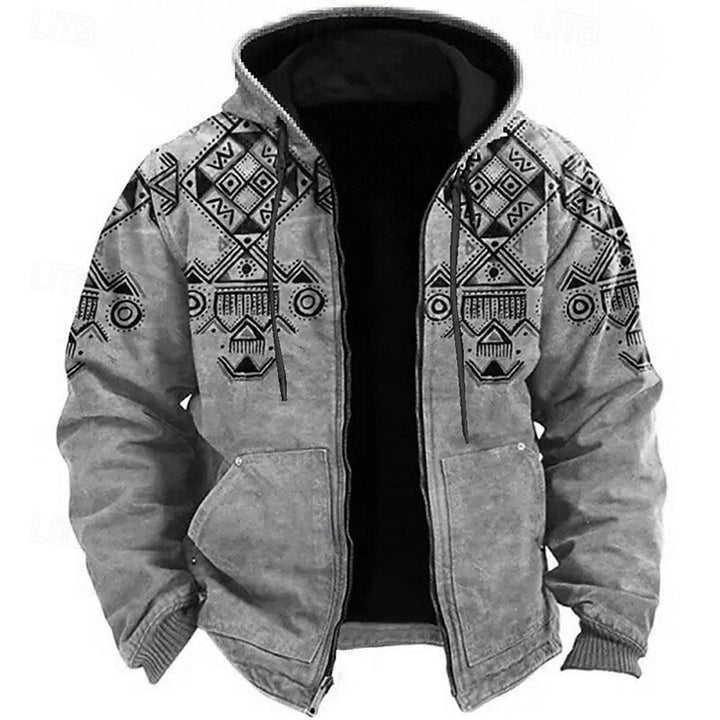 Dalton | Heritage-Print Hooded Jacket