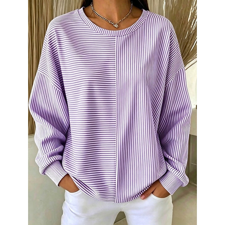 Delia | Relaxed Striped Top