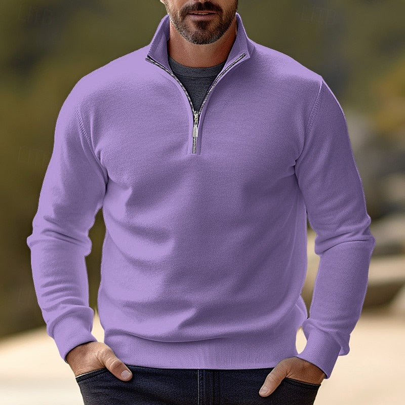 Gregor | Refined Half-Zip Pullover