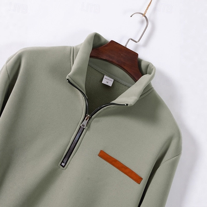Emerson | Quarter-Zip Standing Collar Pullover