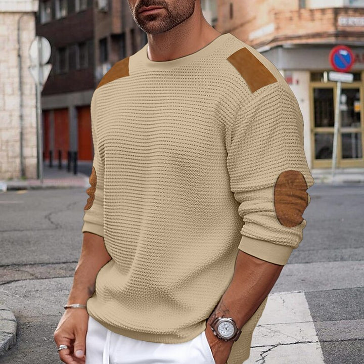 Reid | Textured Crew Neck Sweater
