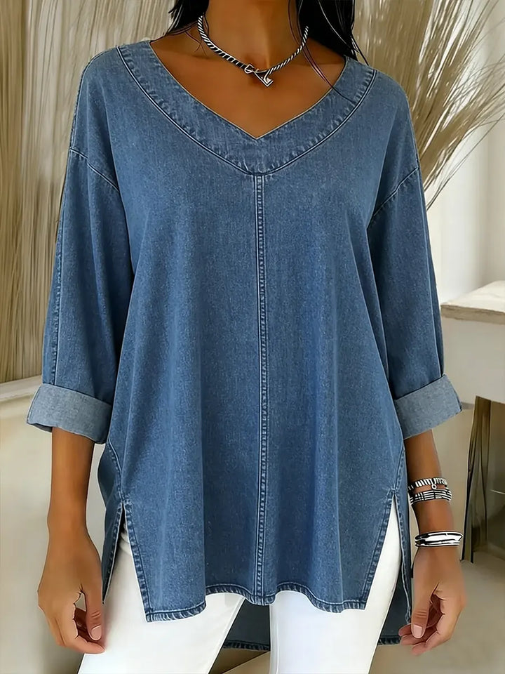 Jenelyn - Timeless Denim Shirt
