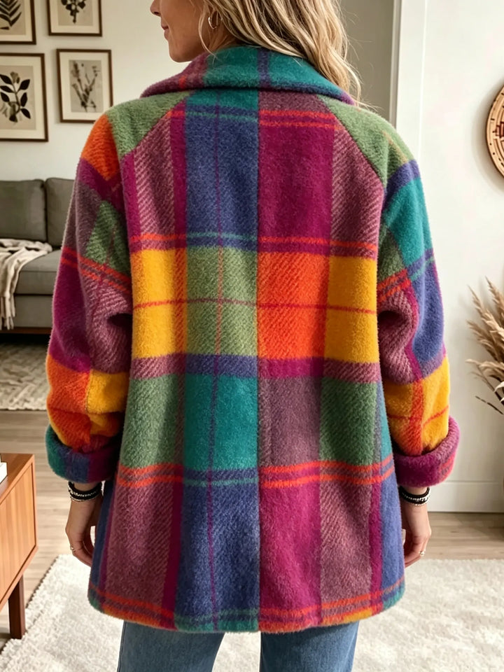 Marjorie | Checked Statement Jacket