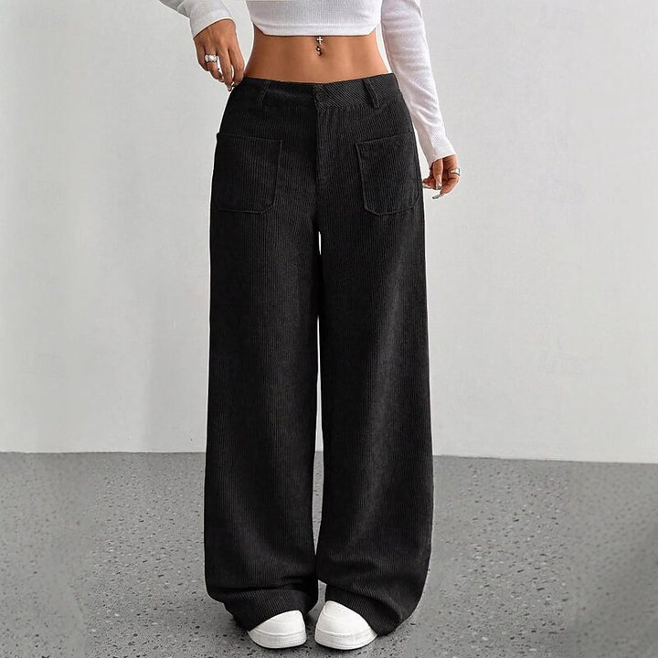 Lorraine | Wide-Leg High-Waist Trousers