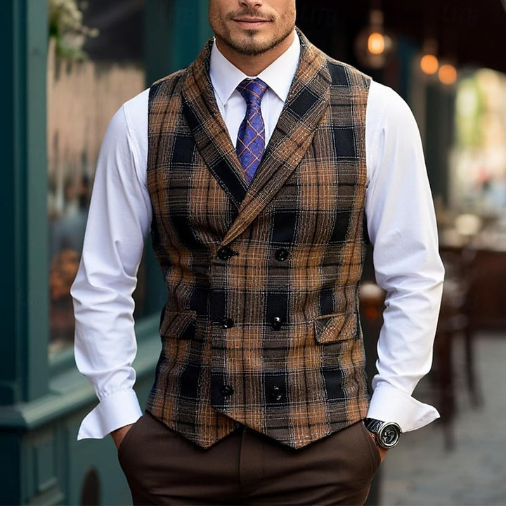 Damien | Refined Double-Breasted Waistcoat