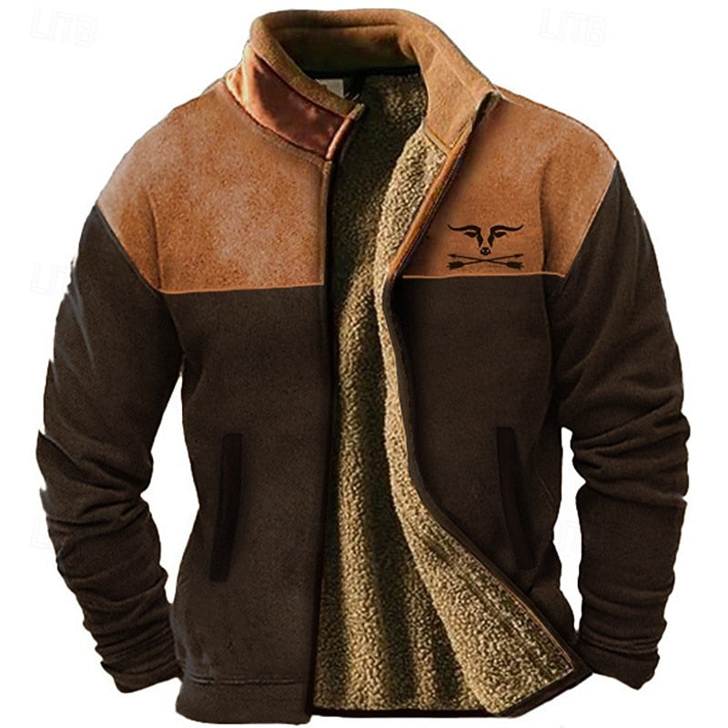 Rhodes | Fleece-Lined Colour Block Jacket