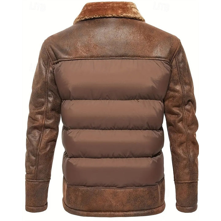 Reuben | Fur-Collar Quilted Puffer Jacket
