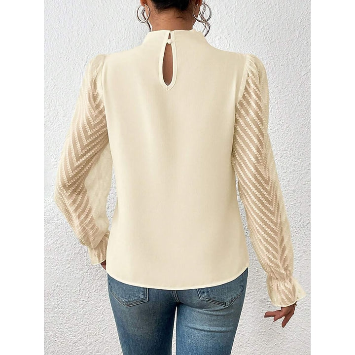 Maribel | Elegant High-Neck Blouse