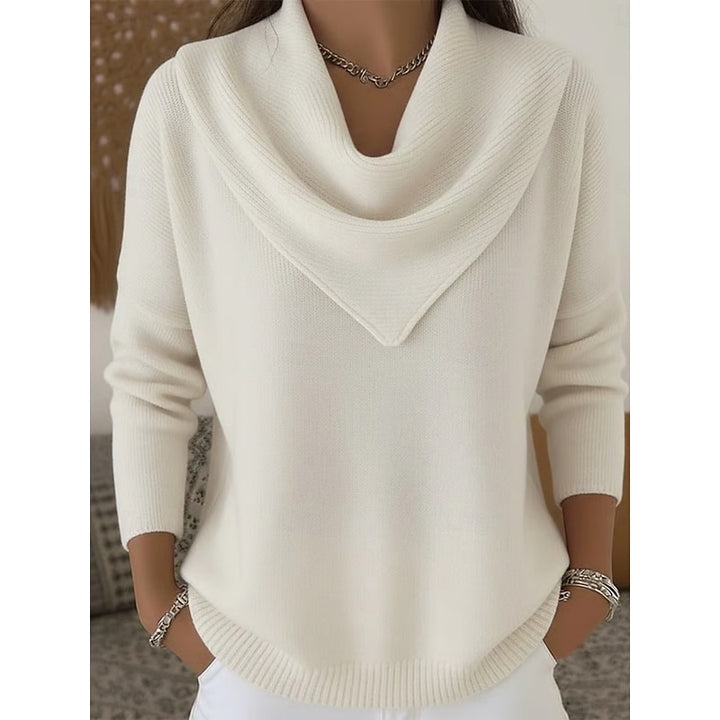 Ottilie | Draped Cowl-Neck Jumper