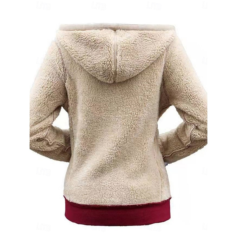 Marina | Cosy Lined Hooded Zip Jacket