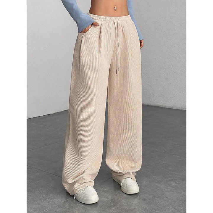 Della | Relaxed Wide-Leg High-Waist Trousers