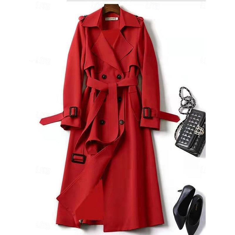 Lillian | Belted Longline Trench Coat