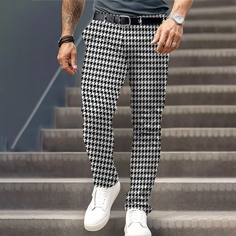 Spencer | Tailored Houndstooth Trousers