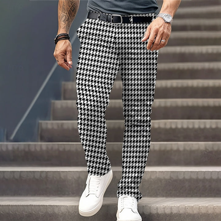 Spencer | Tailored Houndstooth Trousers