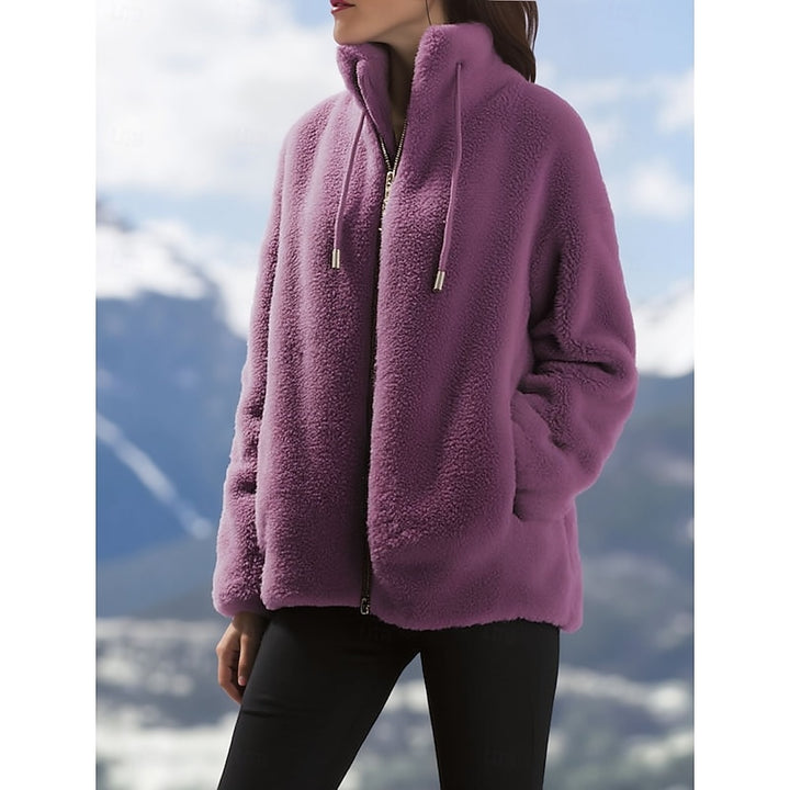 Marnie | Cosy Stand-Collar Zip-Up Coat