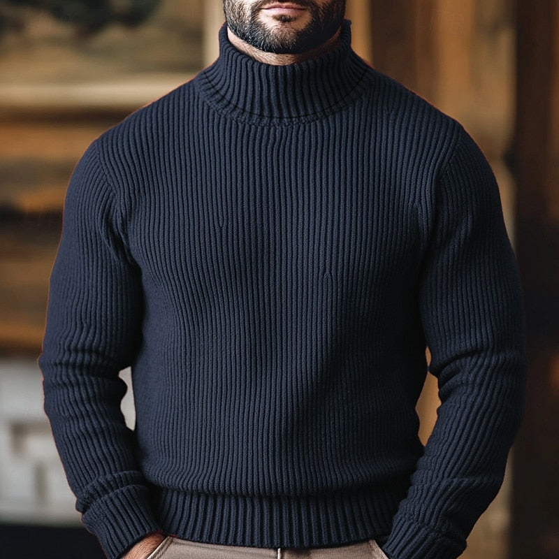 Dean | Ribbed Turtleneck Jumper