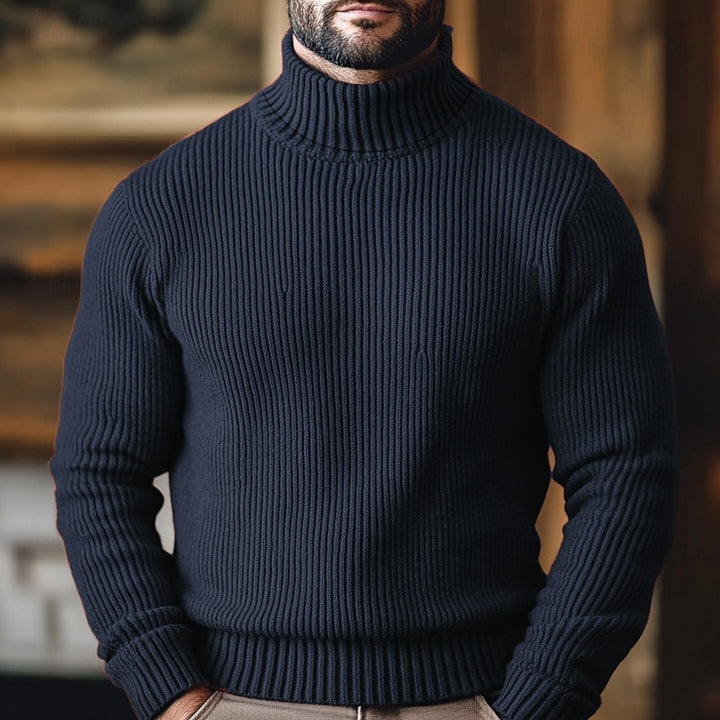Dean | Ribbed Turtleneck Jumper