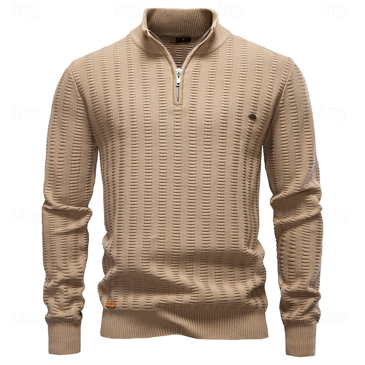 Wilfred | Textured Half-Zip Pullover