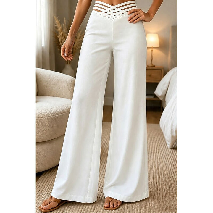 Sienna | High-Waisted Wide-Leg Trousers