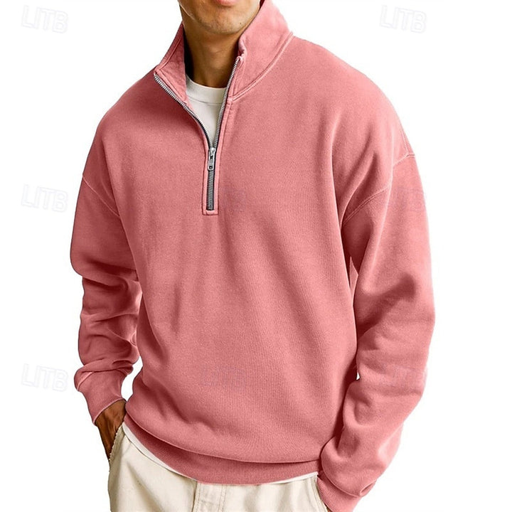 Sutton | Quarter-Zip Stand-Collar Sweatshirt