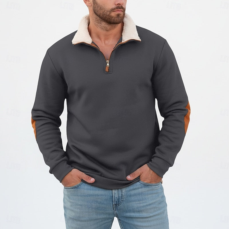Clayton | Cosy Quarter-Zip Pullover