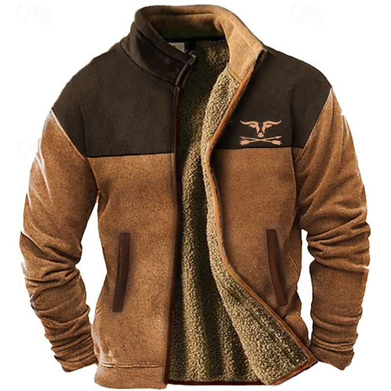 Rhodes | Fleece-Lined Colour Block Jacket