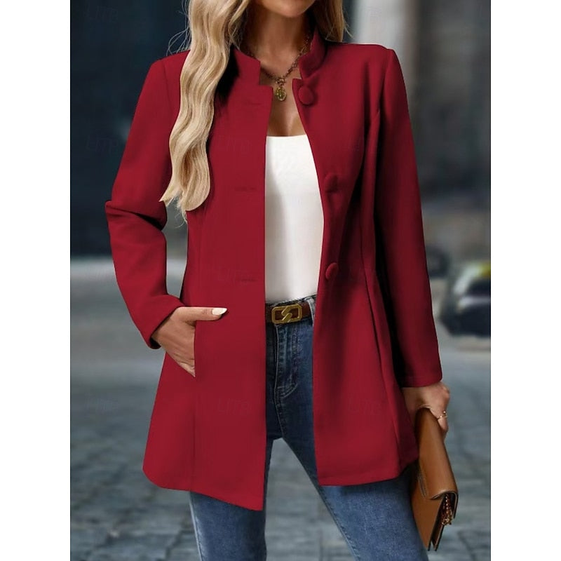 Ingrid | Elegant Stand-Collar Coat