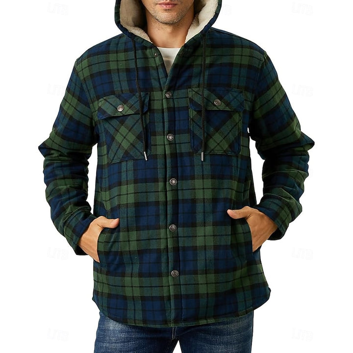 Graham | Hooded Check Shirt Jacket