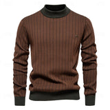 Gareth | Textured Mock Neck Jumper