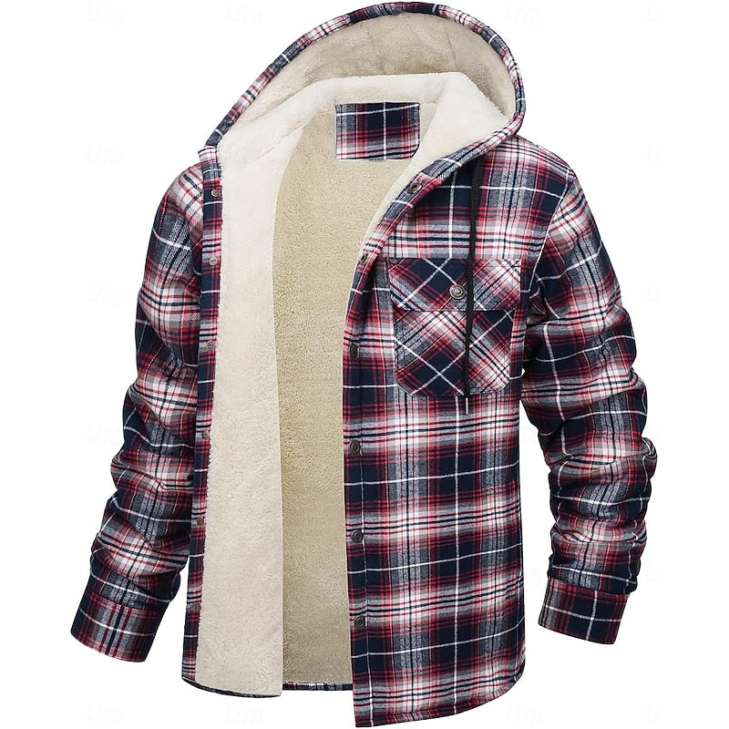 Graham | Hooded Check Shirt Jacket