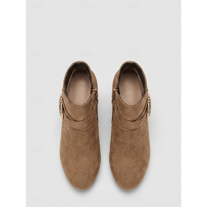 Mabel | Buckle-Strap Heeled Ankle Boots