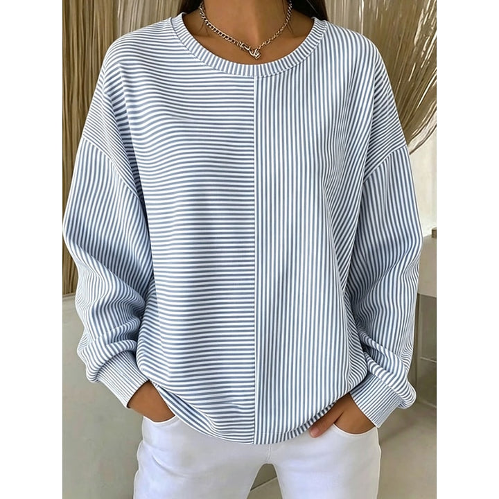 Delia | Relaxed Striped Top
