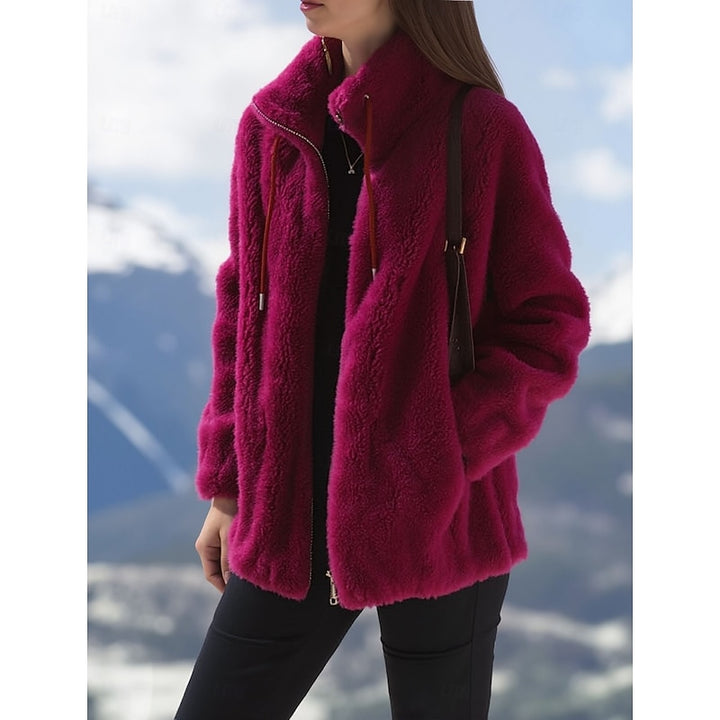Marnie | Cosy Stand-Collar Zip-Up Coat