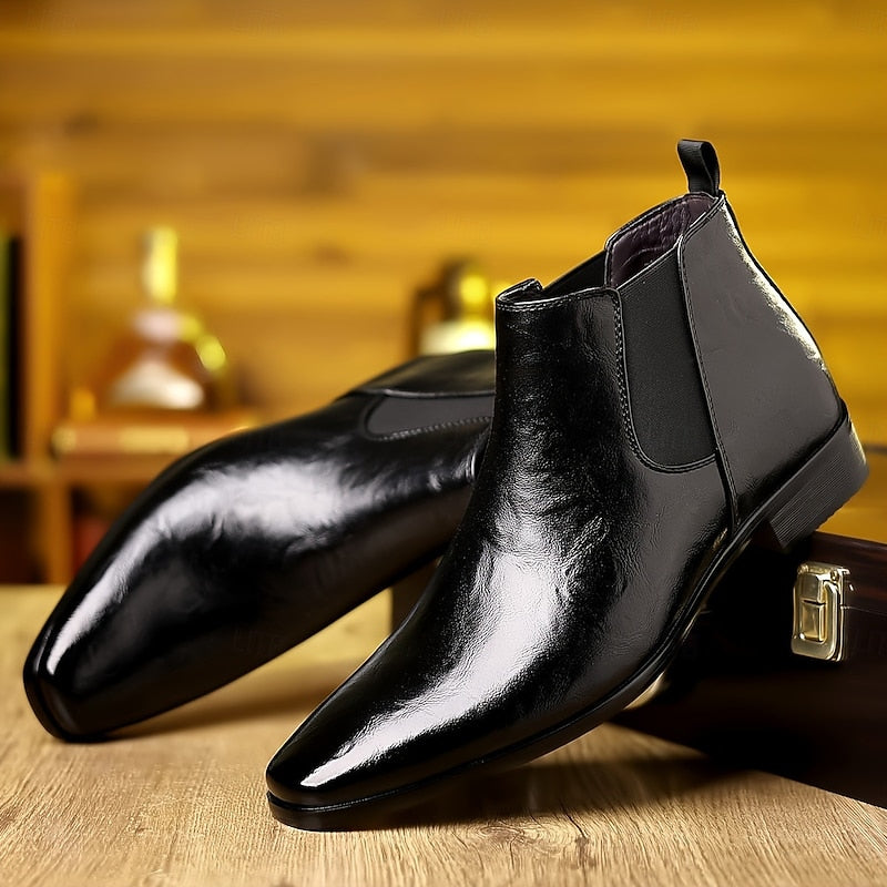 Hollis | Polished Chelsea Boots