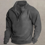 Grant | Standing-Collar Quarter-Zip Pullover