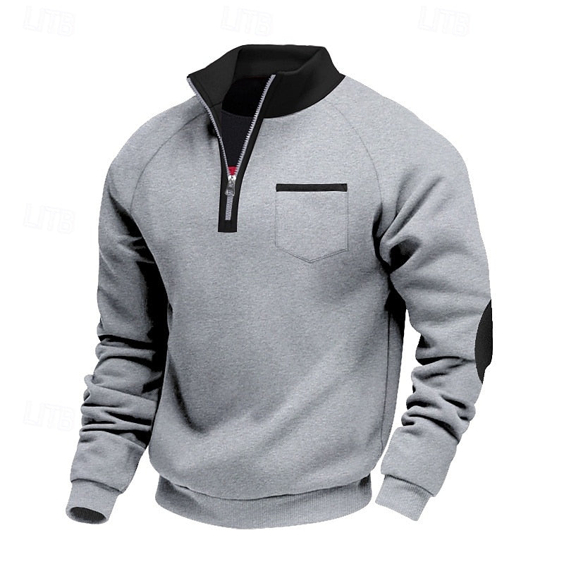 Jasper | Quarter-Zip Stand-Collar Pullover