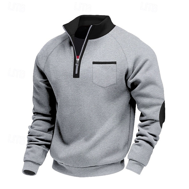 Jasper | Quarter-Zip Stand-Collar Pullover