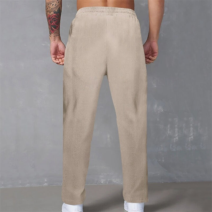 Dominic | Relaxed Ribbed Trousers