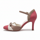 Quinnae | Ribbon Detail Kitten Heel Pumps