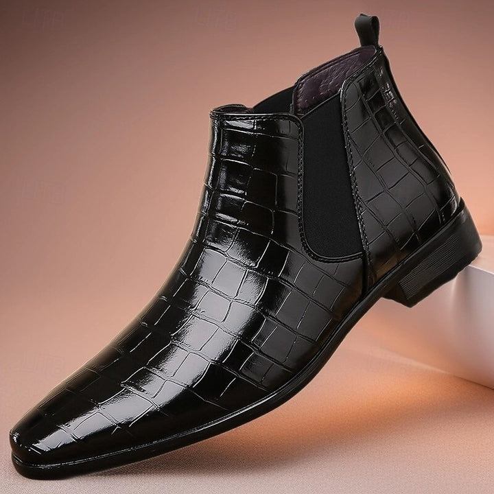Caspian | Polished Chelsea Boots
